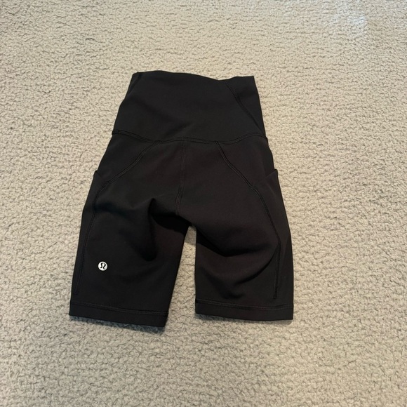 Lululemon Wunder Train High-Rise Short 8” Black Sz 0 Legging Comfort Athleisure - Picture 2 of 11
